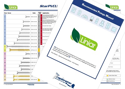 Liniar Recommended Fixings Manual from Rapierstar