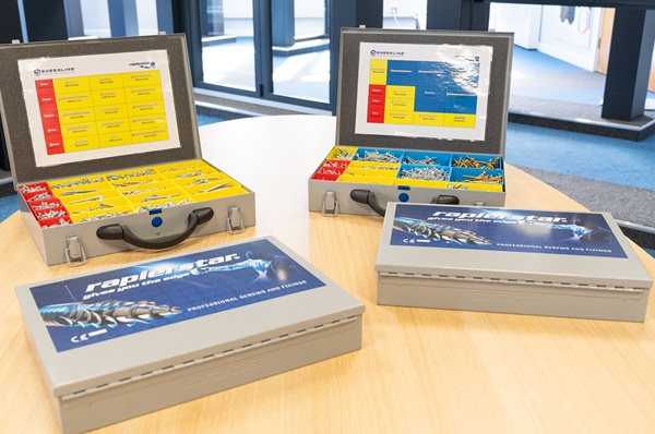 Rapierstar screw cases provided for the technical team at Sheerline.
