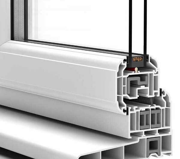 Profile 22 Optima window profile featuring an RCM insert.